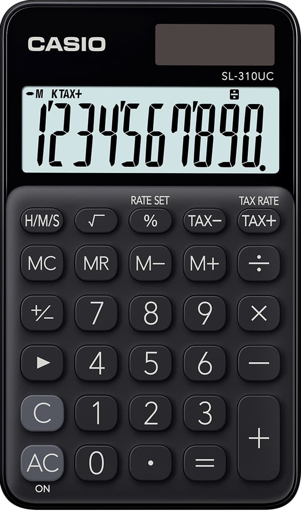 Miniräknare SL-310UC BK Casio Sort