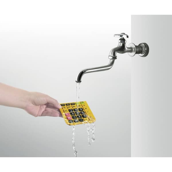Casio WM-320MT Bordsräknare Gul, Svart Display (ställen): 12 solcell, batteri (B x H x D) 145 x 36 x 195 mm