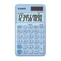 Miniatyrbild 2 av 2: Casio SL-310UC-LB Miniräknare Ljusblå Display (ställen): 10 solcell, batteri (B x H x D) 70 x 8 x 118 mm