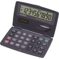 Miniatyrbild 2 av 4: Casio SL-210TE Miniräknare Antracit Display (ställen): 10 solcell, batteri (B x H x D) 120 x 12.5 x 73 mm