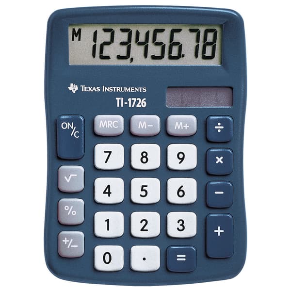 Miniräknare Texas TI-1726