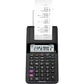 Miniatyrbild 1 av 4: Casio HR-8RCE-BK Skrivande bordsdator Svart Display (ställen): 12 batteri, eldriven (valfritt) (B x H x D) 102 x 42 x 2