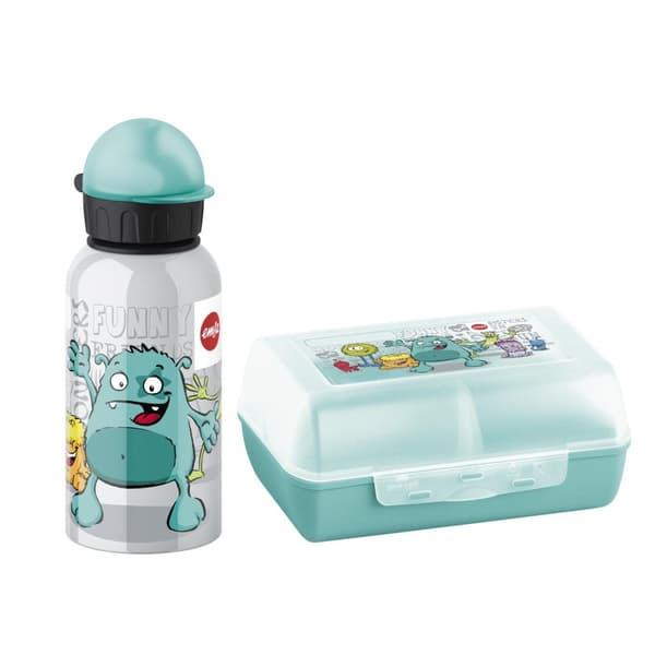 EMSA Kids Set Monster Madpakkesæt Polypropylen (PP) - Tritan Turkis 1 stk (518138)
