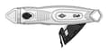 Miniatyrbillede 3 af 6: WEDO 78865 sikkerhedskniv af aluminium, skjult klinge til beskyttelse, med plastscorer, til alle gængse skærematerialer, ergonomisk, også til venstreh