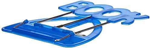 WEDO læsestand BOOK, med plastik underdel, blåt forniklet metalbeslag, trinløst justerbar vinkel, - 1 stk (211 19903)