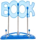 Miniatyrbillede 2 af 5: WEDO læsestand BOOK, med plastik underdel, blåt forniklet metalbeslag, trinløst justerbar vinkel, - 1 stk (211 19903)