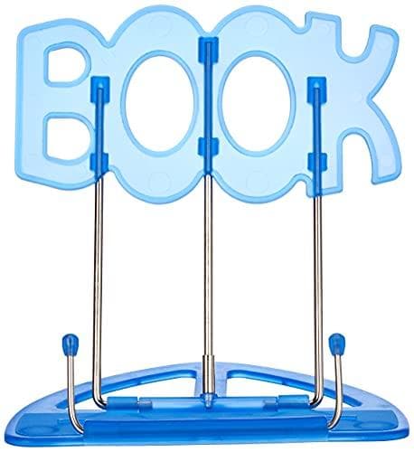 WEDO læsestand BOOK, med plastik underdel, blåt forniklet metalbeslag, trinløst justerbar vinkel, - 1 stk (211 19903)