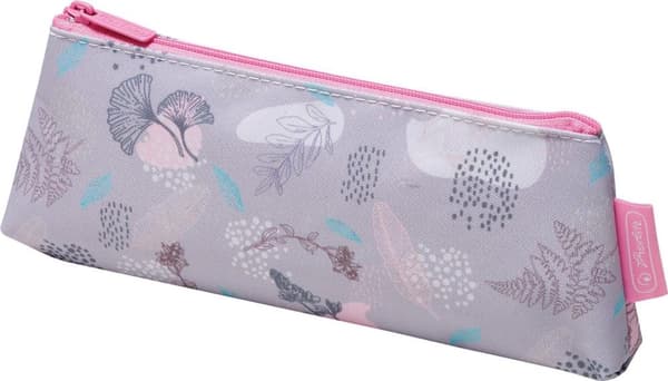 Herlitz Delicate Gingko Blødt Polyester Penalhus Pink - Lilla (50033331)