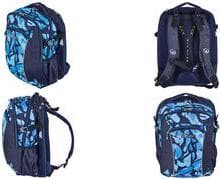 Herlitz folkeskolerygsæk Ultimate tomme CamoBlue (50043057)