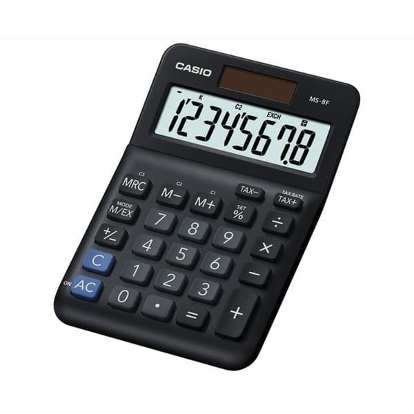 Lommeregner Casio MS-8F Sort
