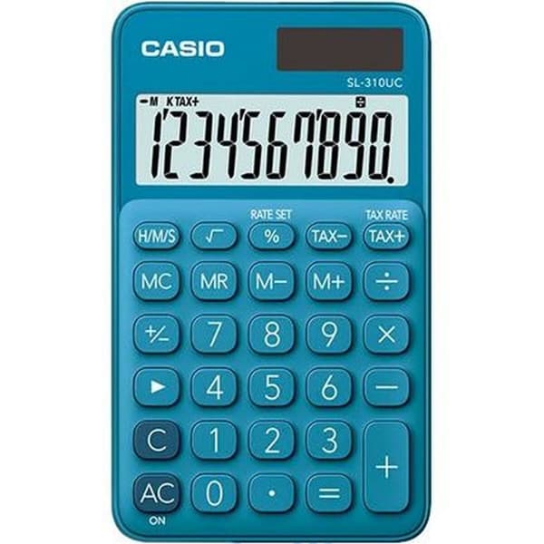 Lommeregner Casio SL-310UC Blå (10 enheder)