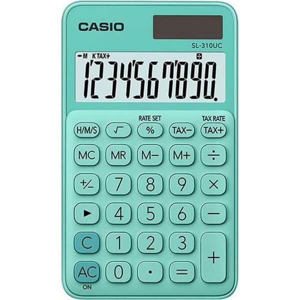 Lommeregner Casio SL-310UC Grøn (10 enheder)