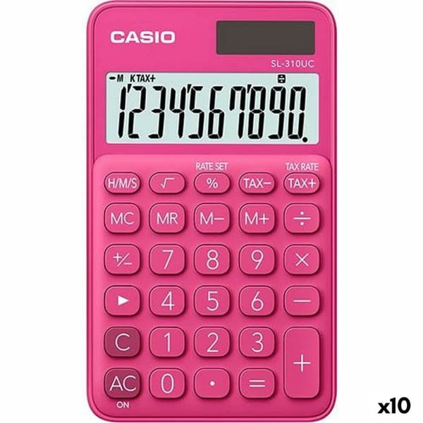 Lommeregner Casio SL-310UC Fuchsia (10 enheder)