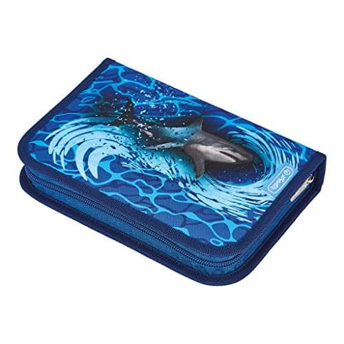 Herlitz Blue Shark - 31 kpl - Sininen - Harmaa - Polyesteri - Kuva - 205mm - 38mm (50043309)