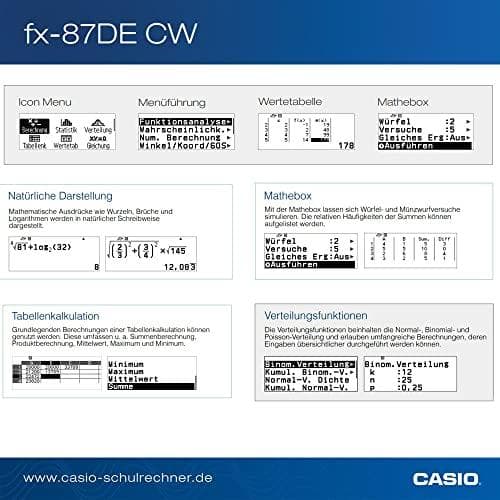 Casio FX-87DE CW (FX-87DE CW)