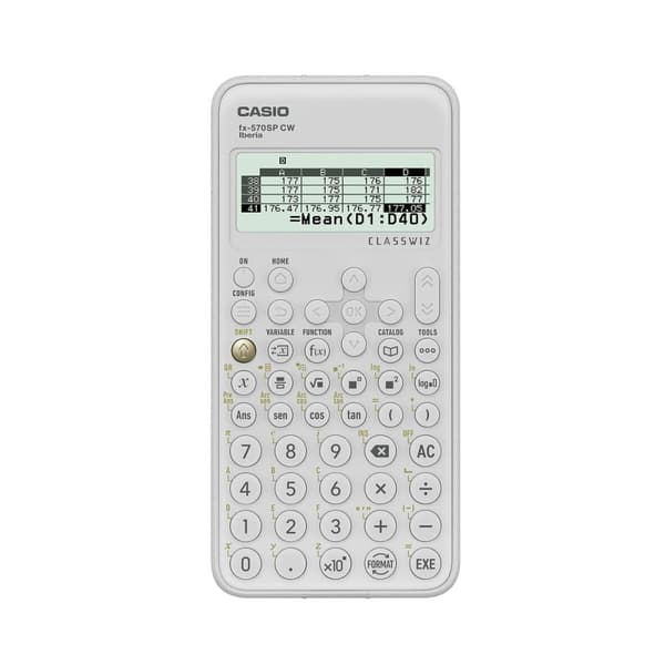 Videnskabelig Cal Casio Hvid