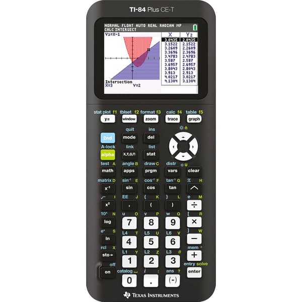 Texas Instruments Lommeregner Ti 84 Plus Ce-t Sort Sort
