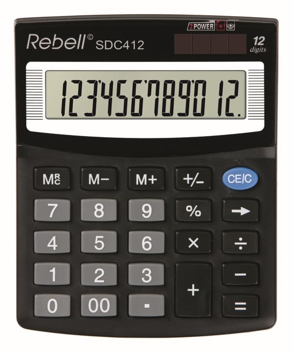 Calculator Semi-Desktop Rebell SDC412