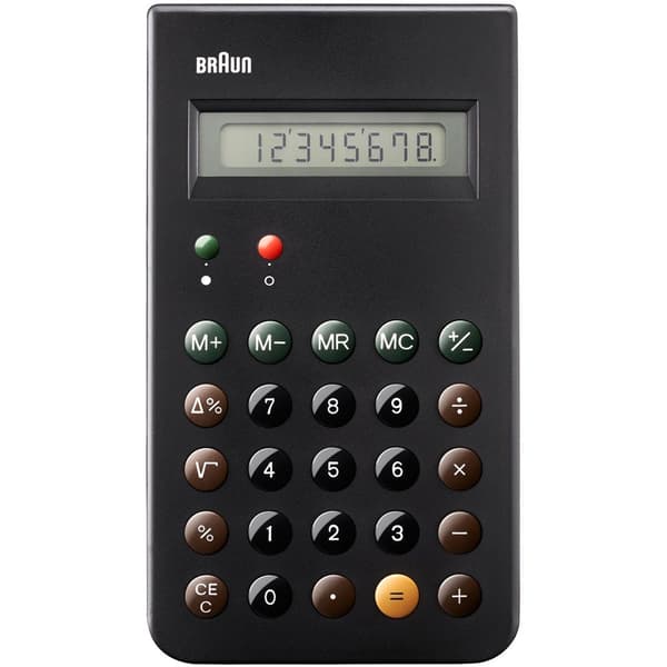 Braun Kalkylator Bne 001 Svart Svart