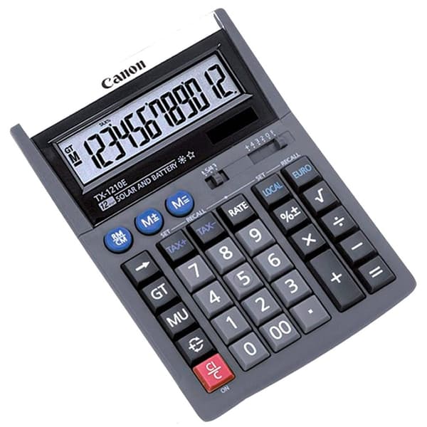 Canon Lommeregner Tx-1210 E Sort