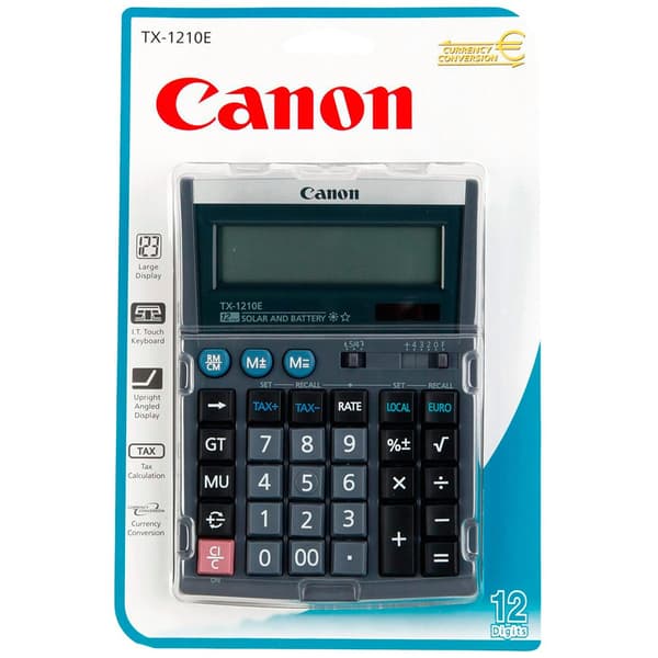 Canon Lommeregner Tx-1210 E Sort Violet