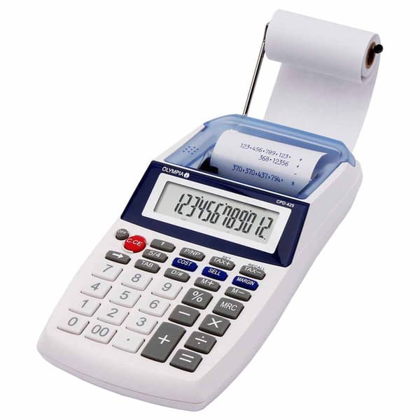 Olympia Lommeregner Cpd 425 Sort Vit