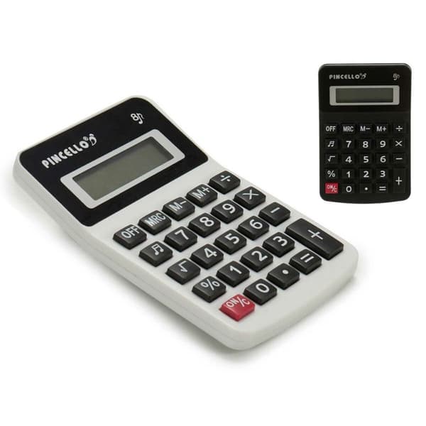 Lommeregner Pincello CN-185A Sort Plastik Solar Small