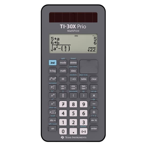 Texas Instruments Skoleberegner TI-30 X Prio Mathprint 30XPRIO/FC (30XPRIO/FC)