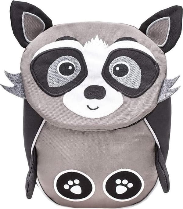 Belmil Rygsæk Raccoon Junior 4 liter polyester grå/sort