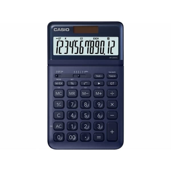 Lommeregner Casio JW-200SC-NY Blå Plastik