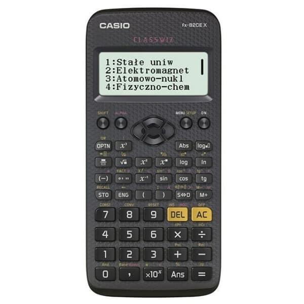 Lommeregner Casio FX-82CEX Sort Plastik 7 x 16,5 x 14 cm