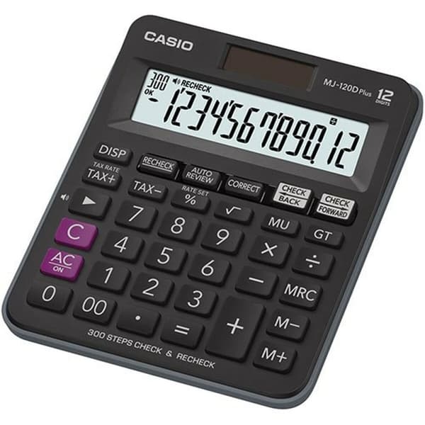 Lommeregner Casio Sort Plastik Sort