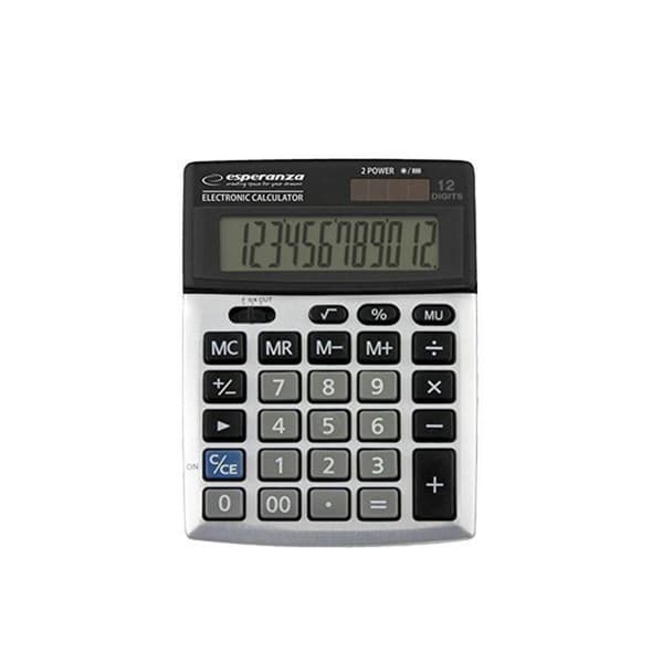 Laskin Esperanza ECL102 Musta/Hopeinen