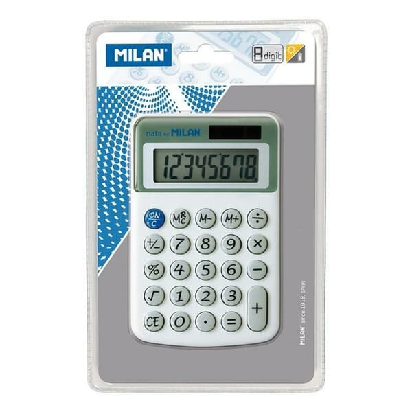 Laskin Milan 40918BL Valkoinen Valkoinen