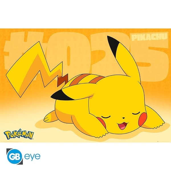Abysse POKEMON - Juliste Maxi 91.5x61 - Pikachu nukkumassa