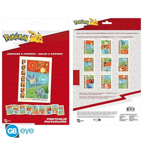 Abysse POKEMON - Portefølje 9 plakater Forretter