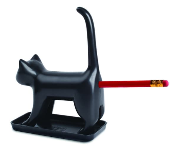 Winkee Blyantspisser - Sharp end Cat Black med lyd - Svart