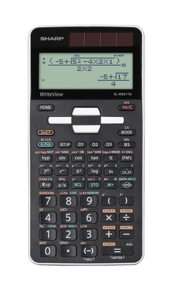 Citizen SH-ELW531TGWH Lommeregner Sharp ELW531TGWH White Scientific Skriv Vis Sort, Hvid