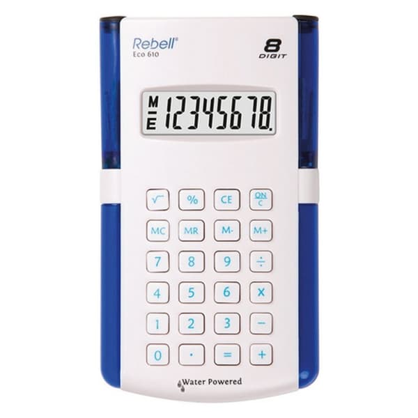 Rebell RE-ECO610-WB Lommeregner ECO 610 Hvid