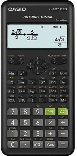 Casio FX-82ES PLUS-2 lommeregner Pocket Scientific Black