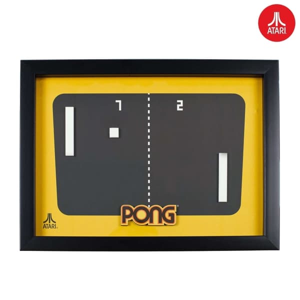 ThumbsUp Officiel Atari 3D-vægkunst - Pong Collection