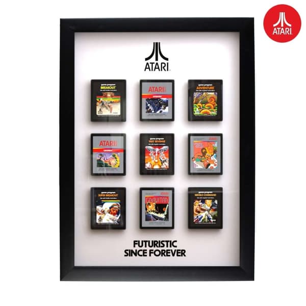 ThumbsUp Offisiell Atari 3D-veggkunst - Cartridge Collection