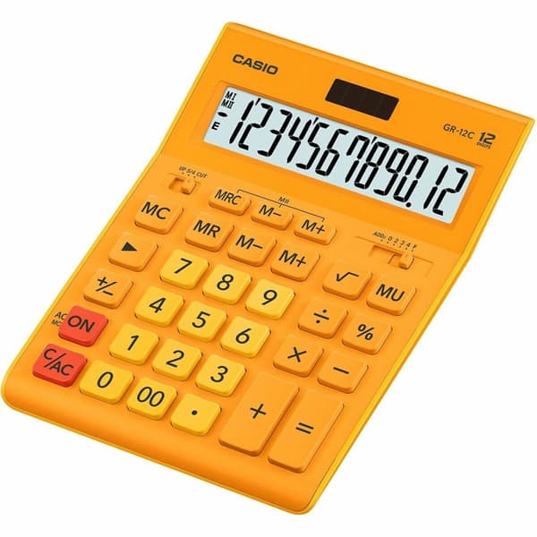 Lommeregner Casio GR-12C-RG-W-EP Harpiks