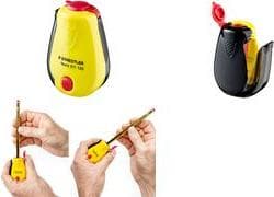 STAEDTLER Noris spidser, skraldefunktion, gul/sort til alle blyanter op til 8,2 mm i diameter, rødt låg, - 1 stk (511 120)