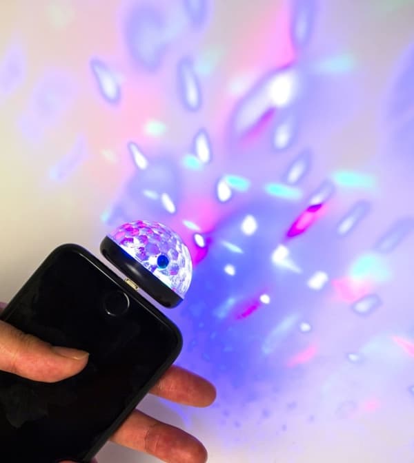 Kikkerland Diskolampa för svart telefon (US173-BK-EU)