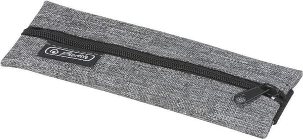 Herlitz 50033294 blødt penalhus stof gråt (50033294)