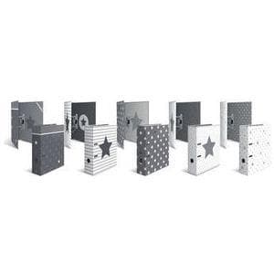 HERMA "Stars" motivmappeserie - Rygbredde: 70 mm - Lavet af robust pap - Indeholder: 10 mapper sorteret i 5 motiver (7188)