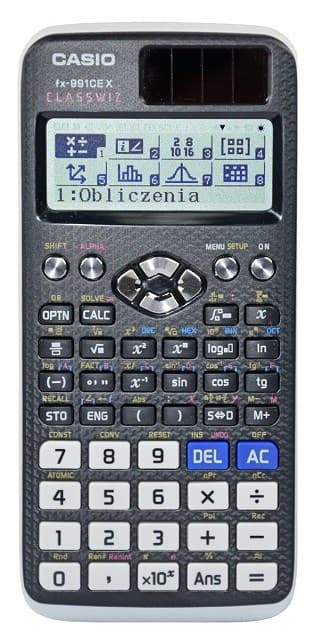 CASIO LOMMELOGNER SCIENTIFIC FX 991CEX CLASSWIZ SORT, 12-CIFRET DISPLAY