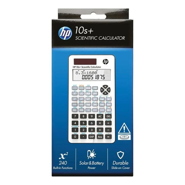 Lommeregner HP HPK10SPLUS Hvid Plastik