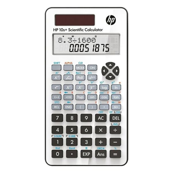 Lommeregner HP HPK10SPLUS Hvid Plastik